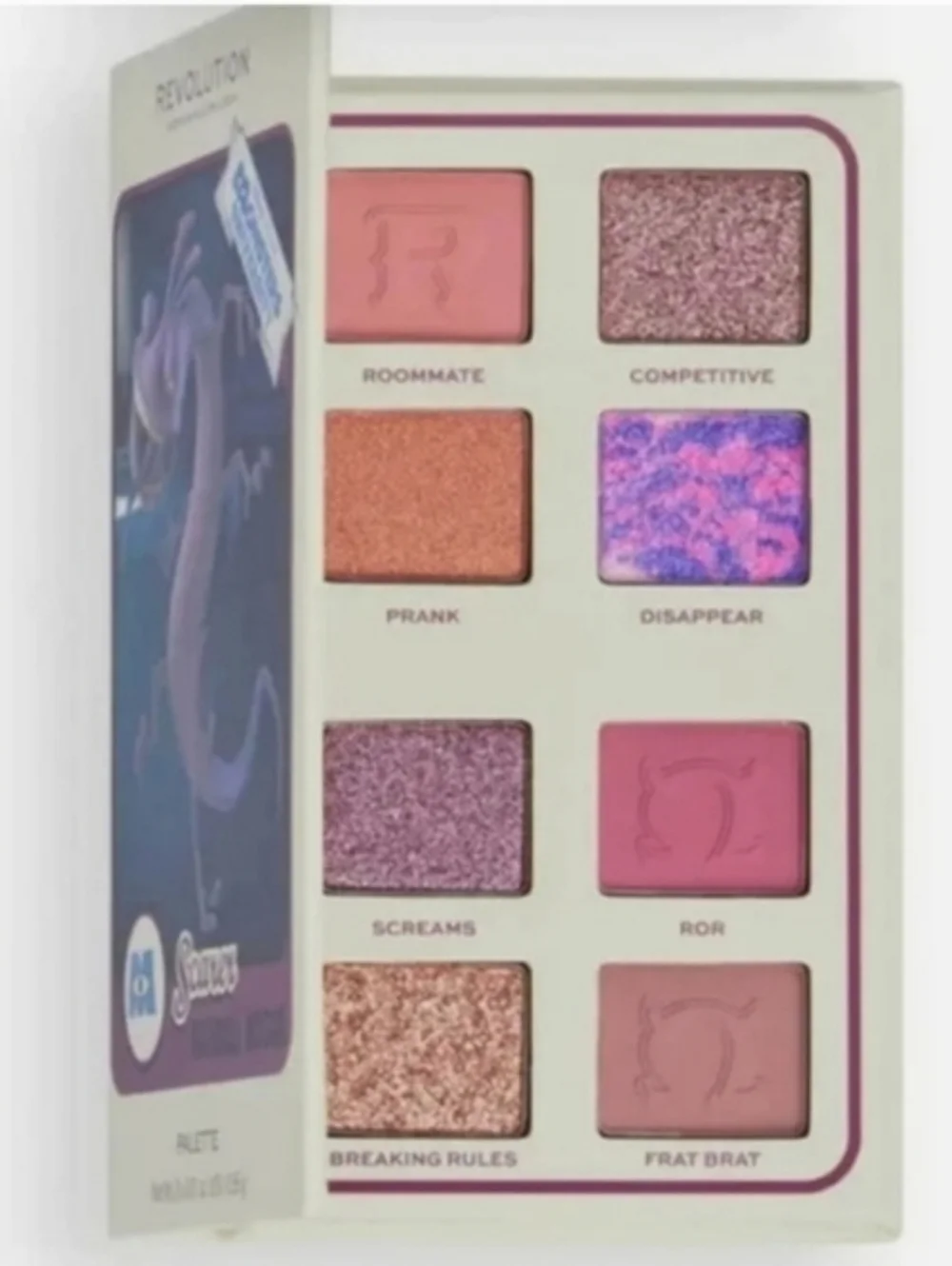 Revolution X Monsters University Randall Boggs Scare Card Eyeshadow Palette